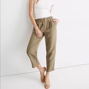 NWT Madewell Linen Blend Track Trousers